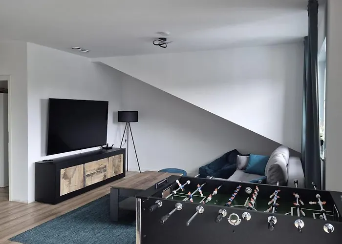 Lägenhet Luxsuite Still Und Komfort 2 Balkon Elektrogrill Tischfussball Tv-75 Zoll *